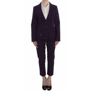 BENCIVENGA Pinstripe Pantsuit Purple Women Purple Suits & Blazers